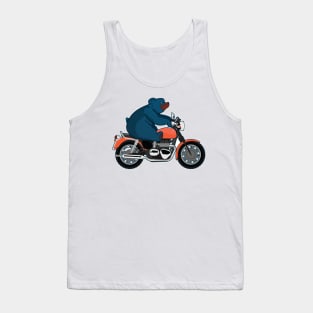 Bear On A Bike Tank Top